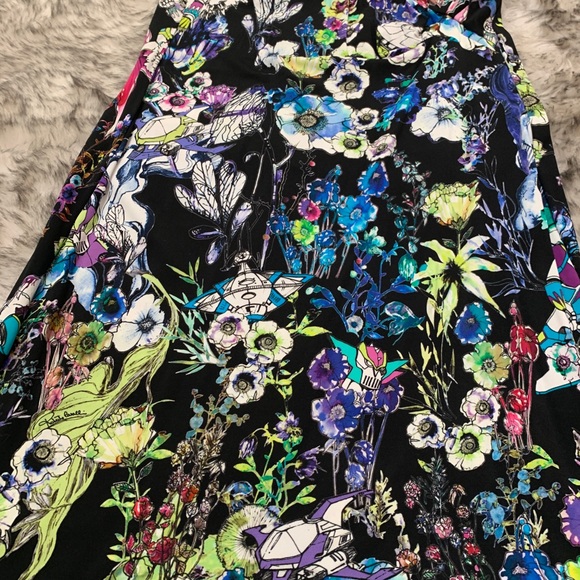 Roberto Cavalli 'Astro Garden' Floral Print Dress - Picture 5 of 7